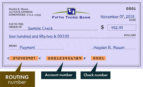 fifth third bank checking routing number|More.